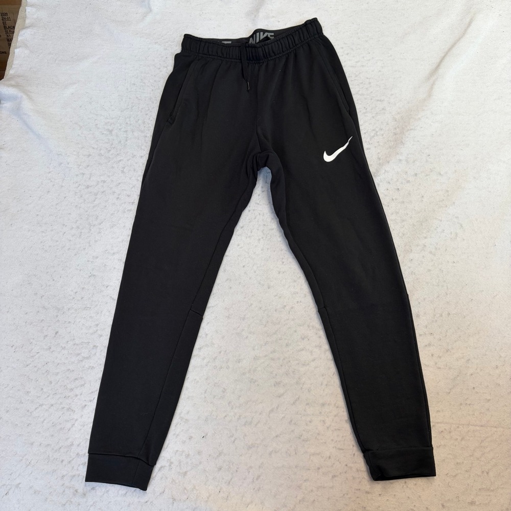 Nike Jogger Pants Mens Small Black Dri-Fit Activewear Sweatpants